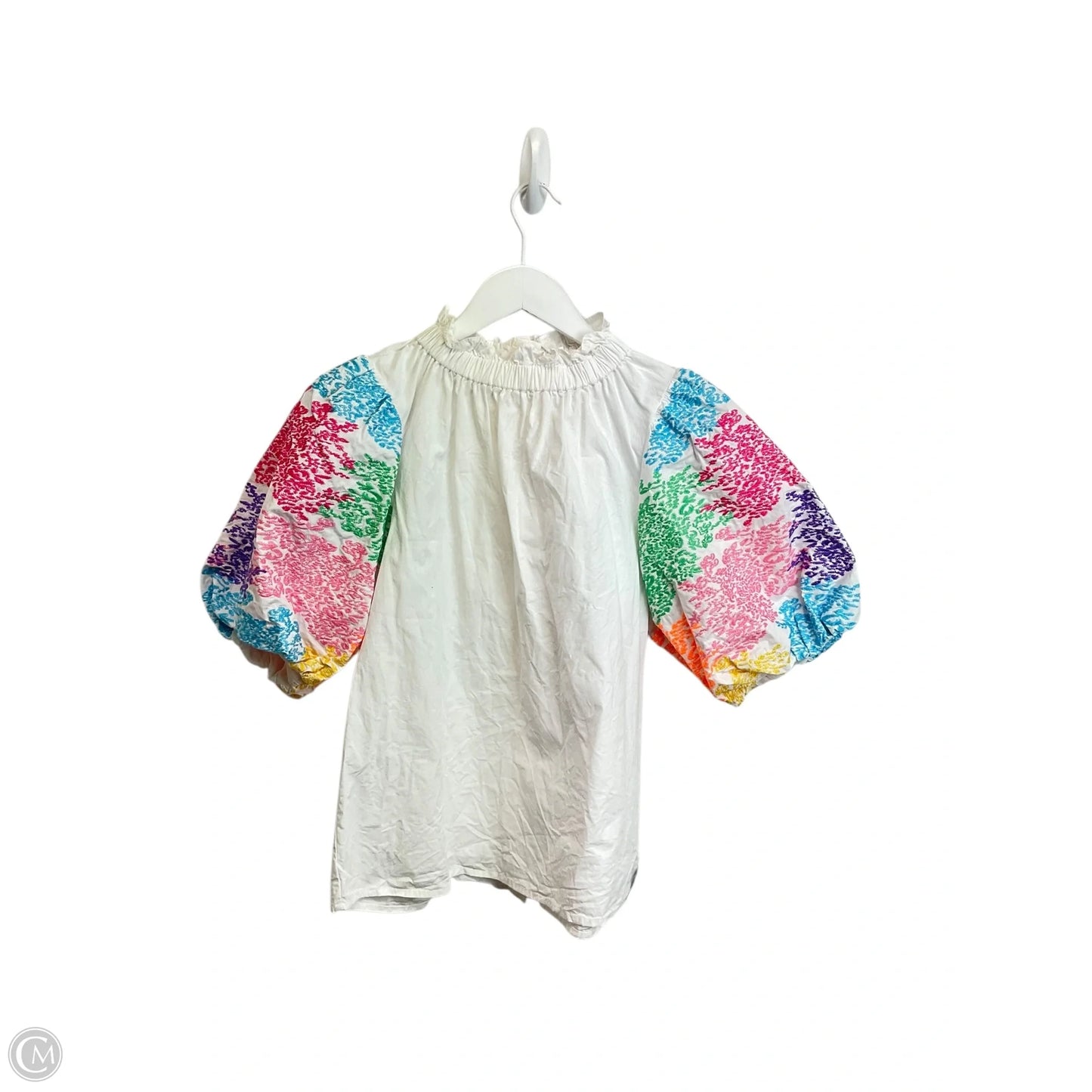 Top Short Sleeve By Thml In White, Size: Xs