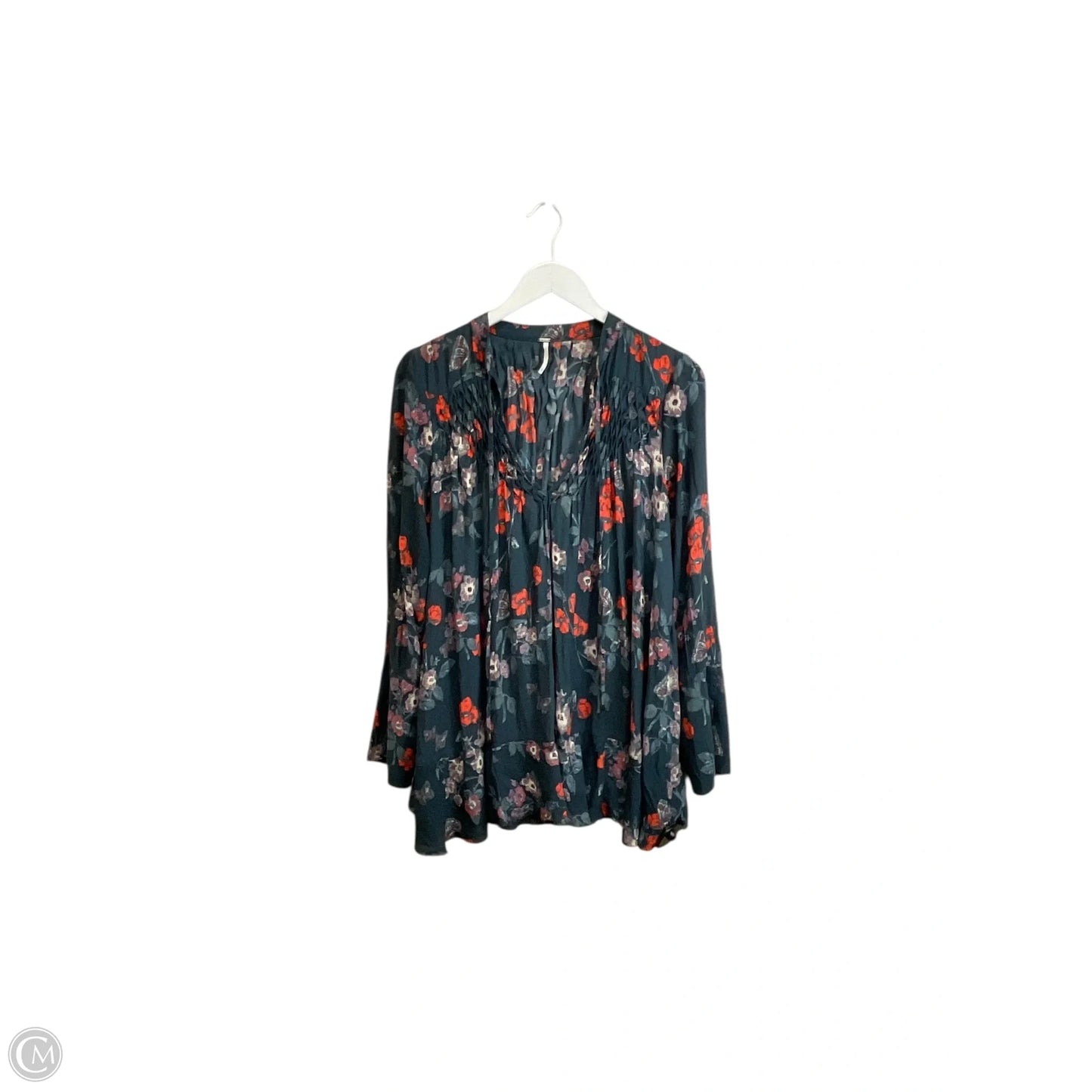 Top Long Sleeve By Free People In Grey, Size: S