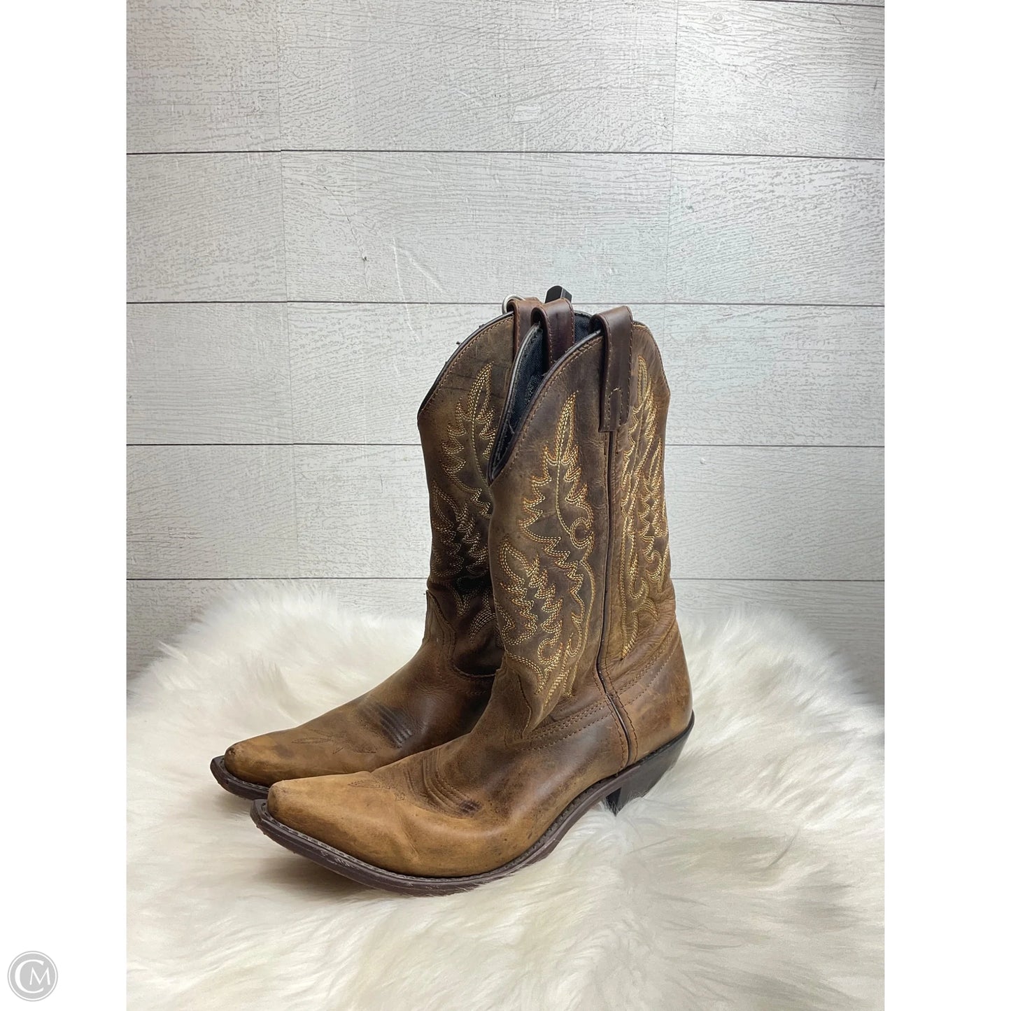 Boots Leather By Laredo In Brown, Size: 7.5