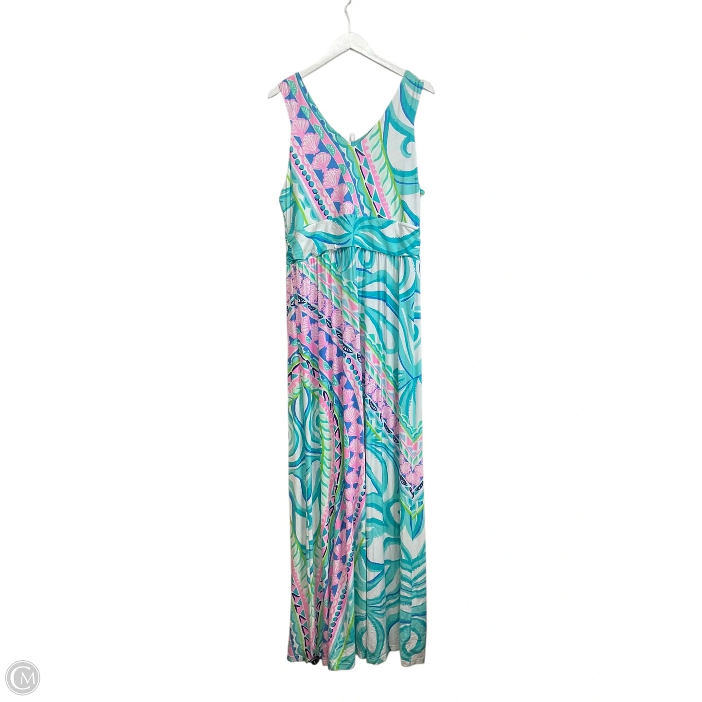 Dress Designer By Lilly Pulitzer In Blue & Pink, Size: Xl