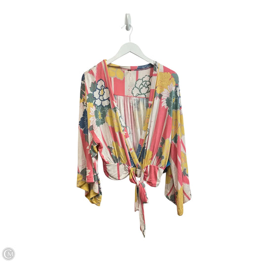 Top Long Sleeve By Free People In Multi-colored, Size: M