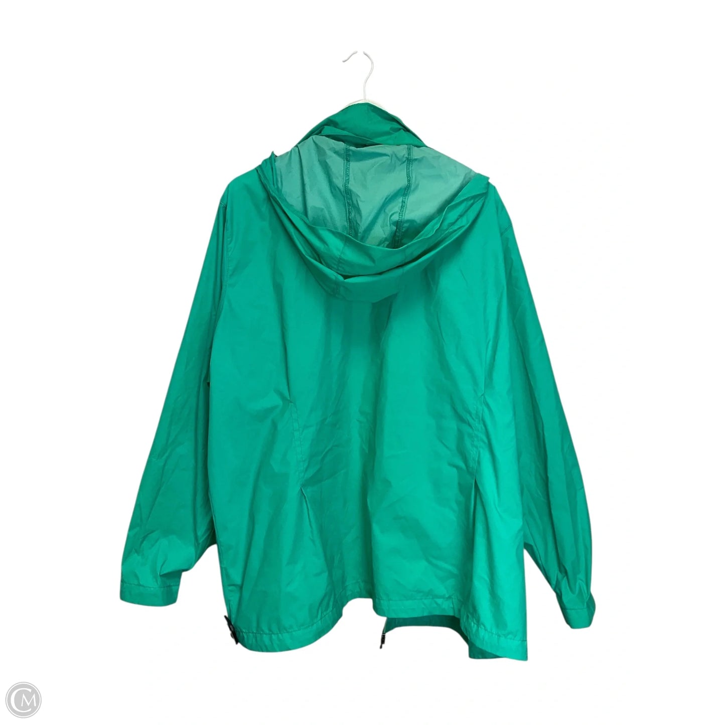 Coat Raincoat By Columbia In Teal, Size: 3x