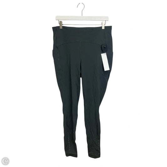 Athletic Leggings By Lululemon In Grey, Size: 12