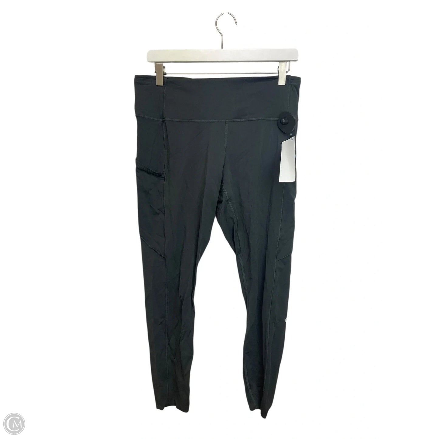 Athletic Leggings By Lululemon In Grey, Size: 12