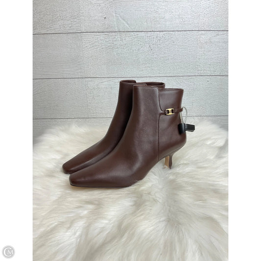 Boots Designer By Coach In Brown, Size: 7.5