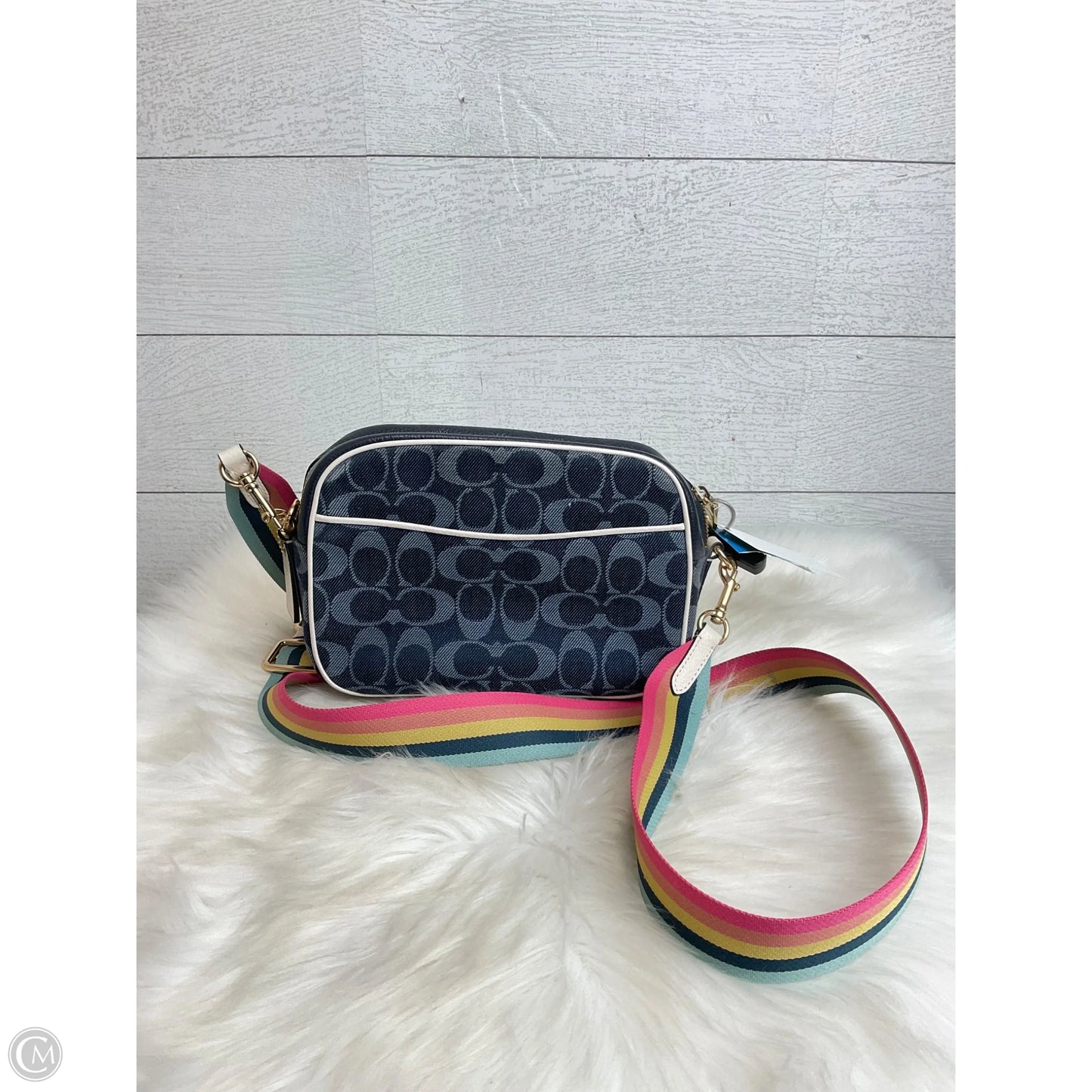 Crossbody Designer By Coach, Size: Medium