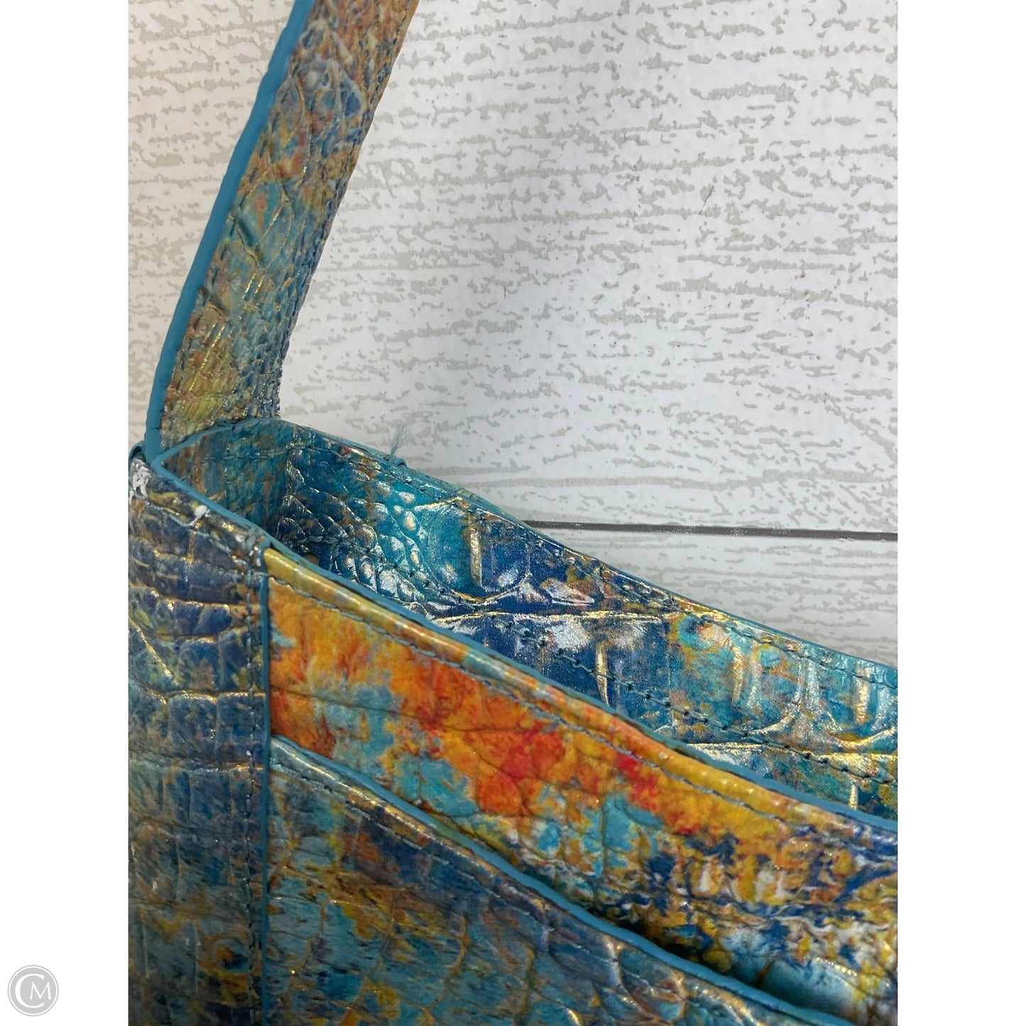 Handbag Designer By Brahmin, Size: Large