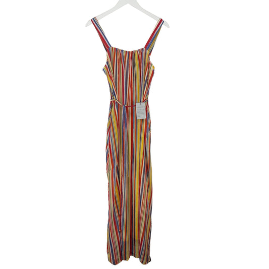 Striped Pattern Dress Casual Maxi Maggy London, Size 0