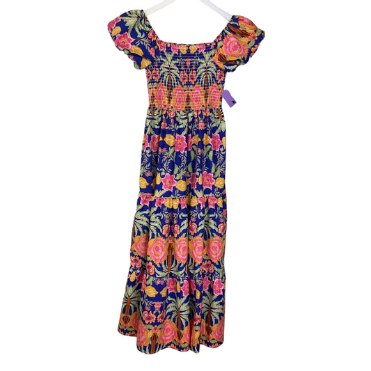 Dress Casual Maxi By Clothes Mentor In Multi-colored, Size: S