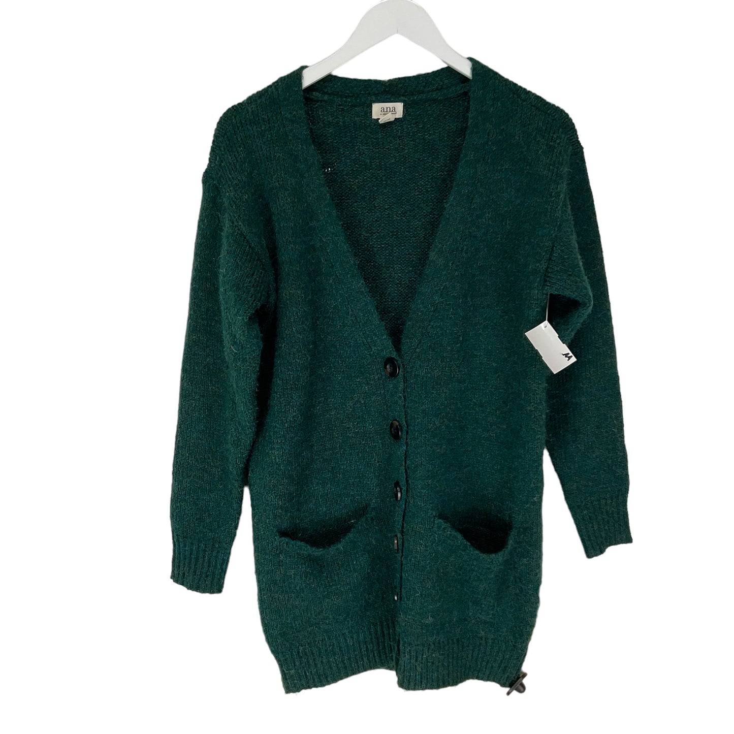 Green Sweater Cardigan Ana, Size Xs