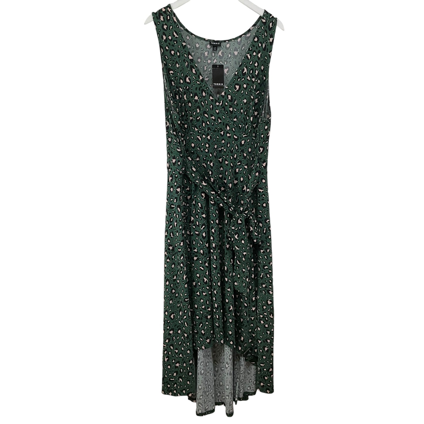 Dress Casual Maxi By Torrid In Green, Size: 3x