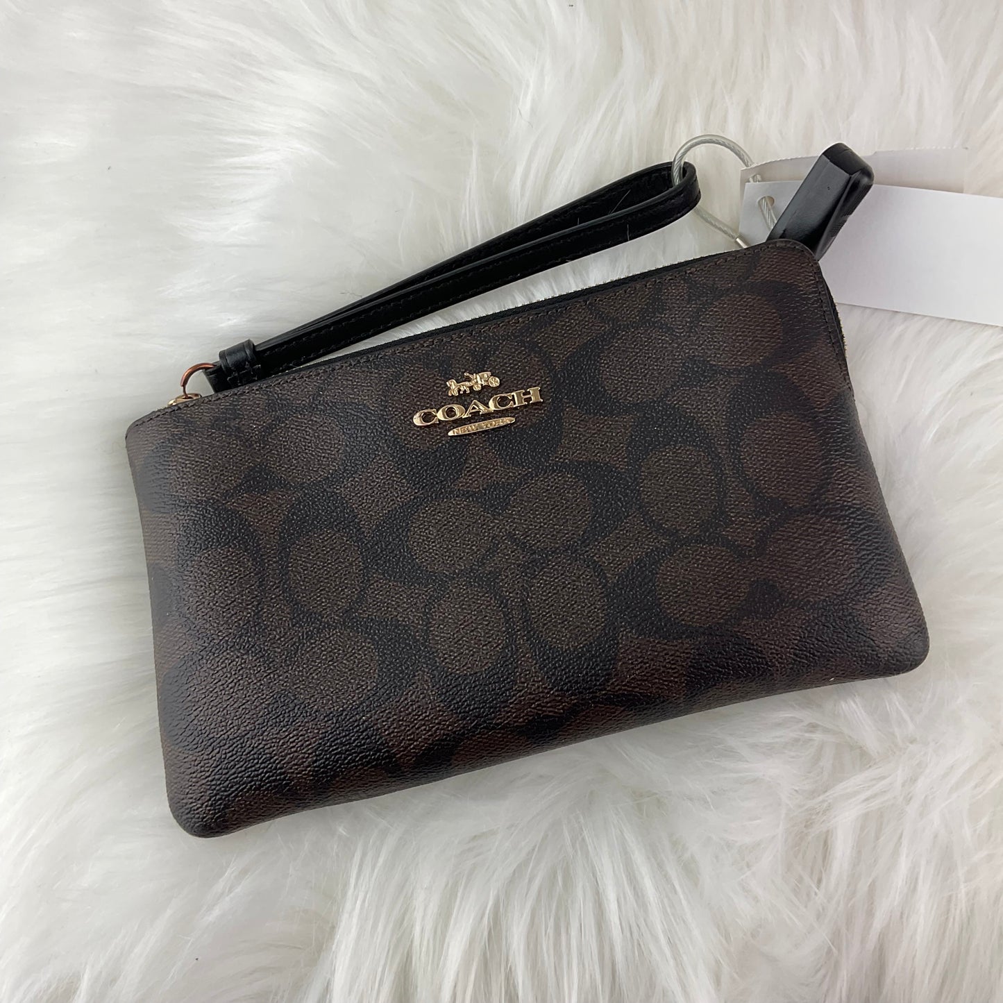 Wristlet Designer Coach, Size Medium