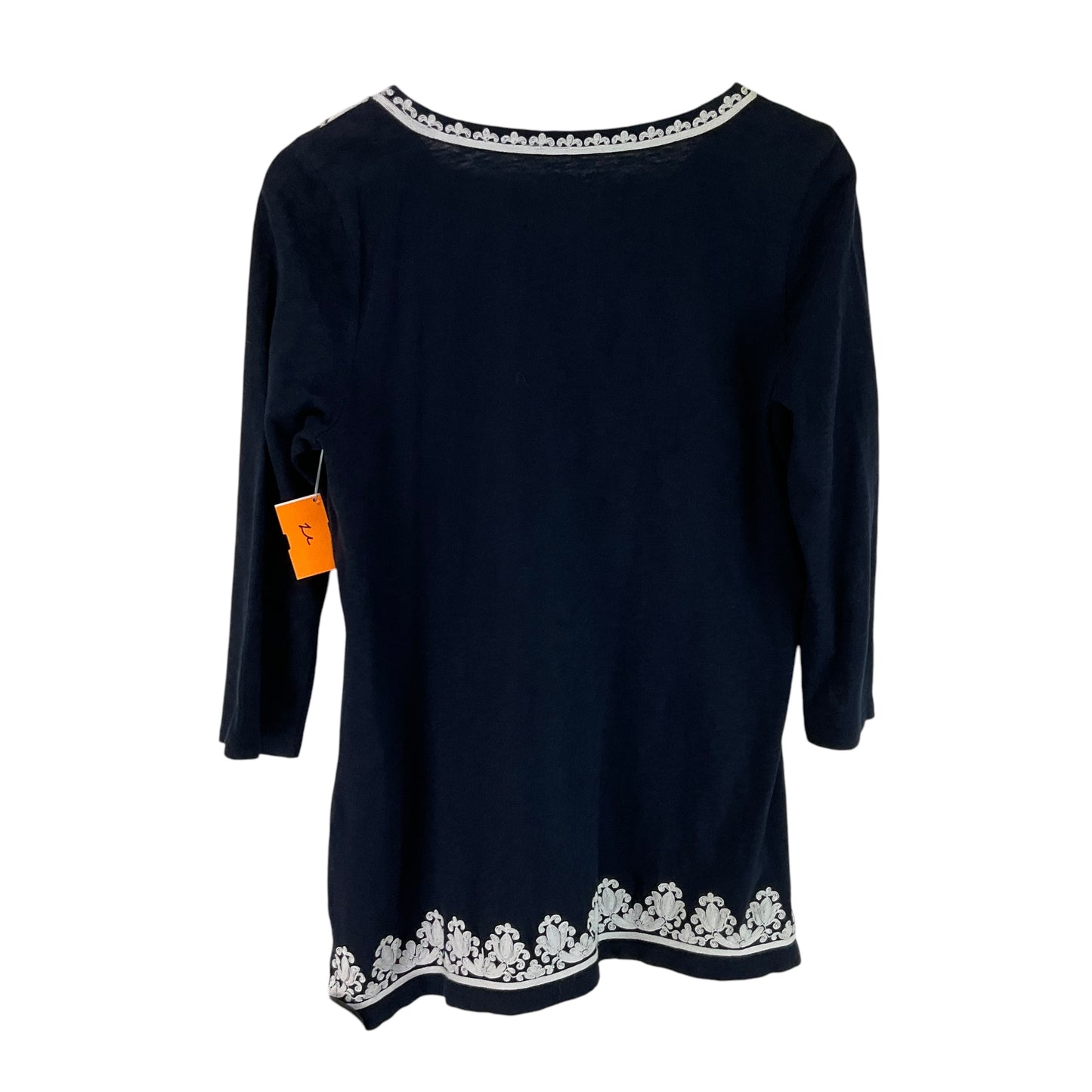 Top Long Sleeve By Talbots In Navy, Size: S