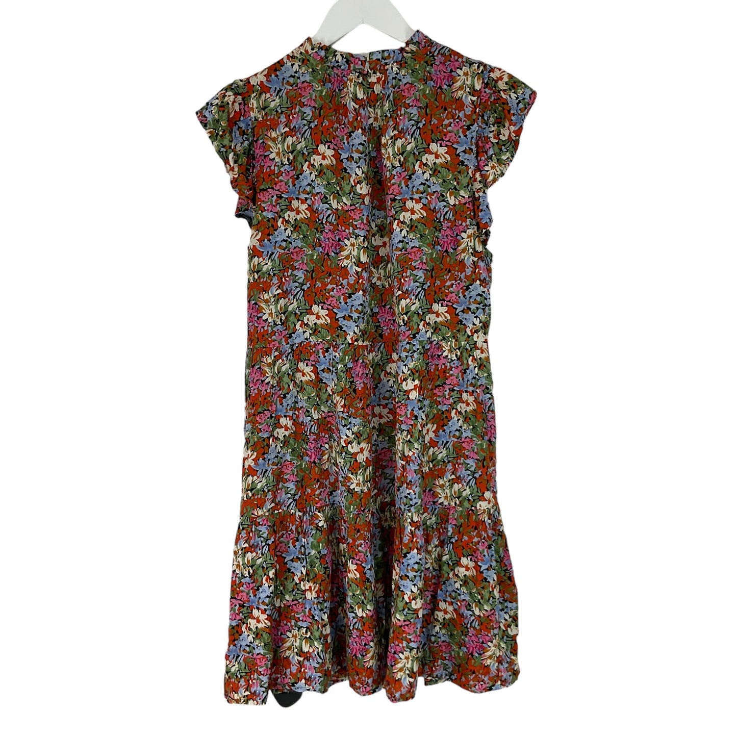 Floral Print Dress Casual Midi Thml, Size S