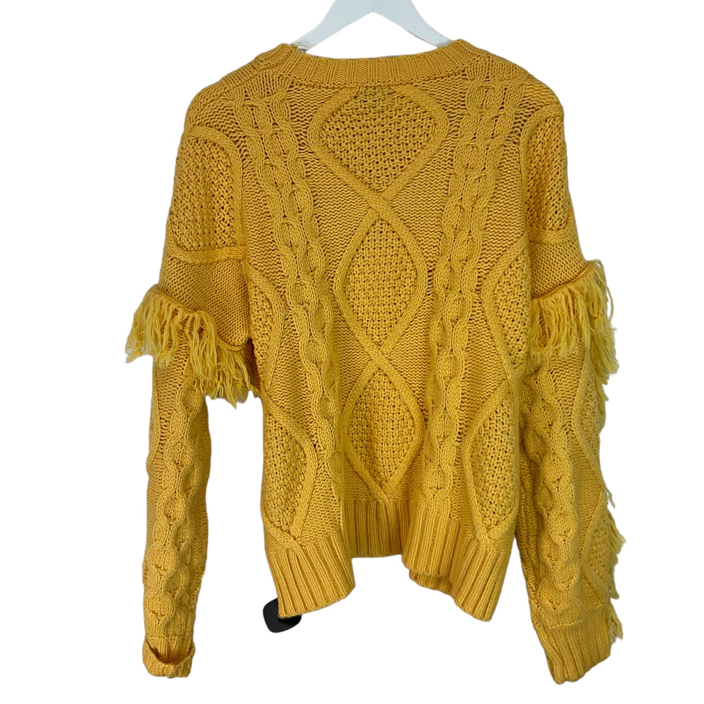 Sweater By Clothes Mentor In Yellow, Size: M