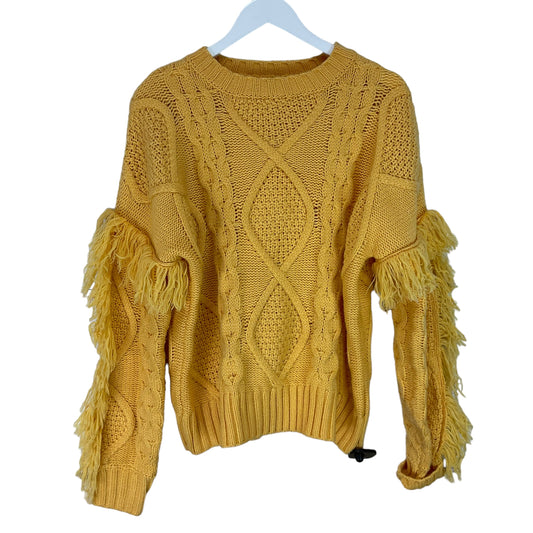 Sweater By Clothes Mentor In Yellow, Size: M