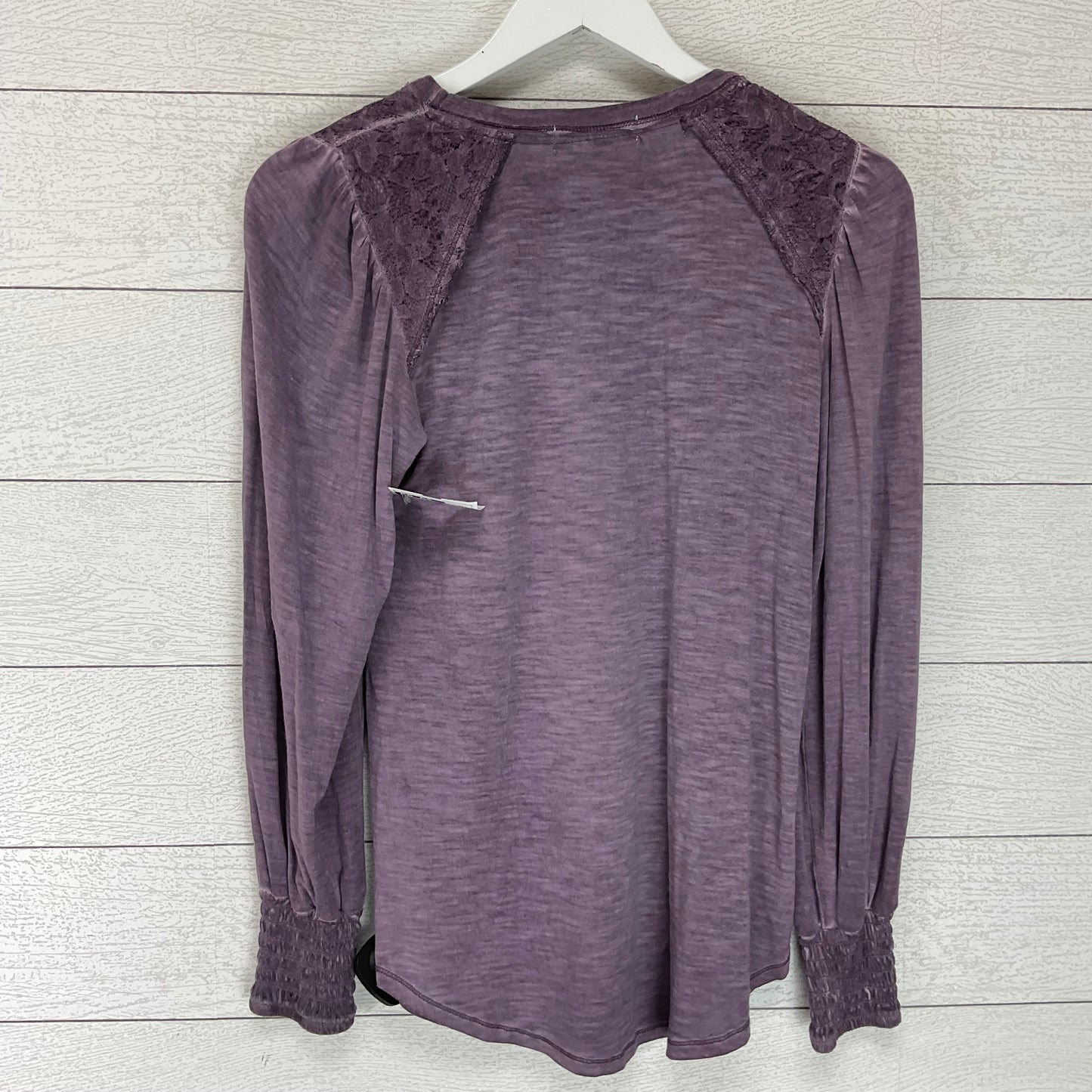 Top Long Sleeve By Knox Rose In Purple, Size: Xs