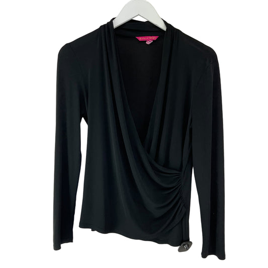 Top Long Sleeve Basic By Sunny Leigh In Black, Size: M