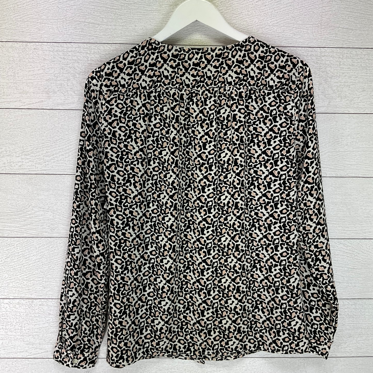 Top Long Sleeve By Loft In Animal Print, Size: Xs