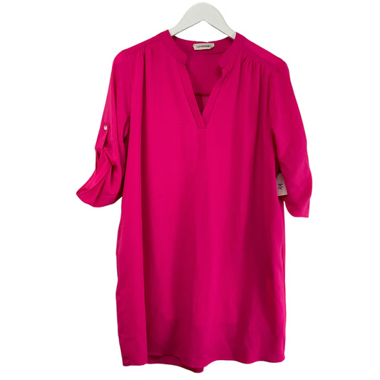 Dress Casual Midi By Clothes Mentor In Pink, Size: M