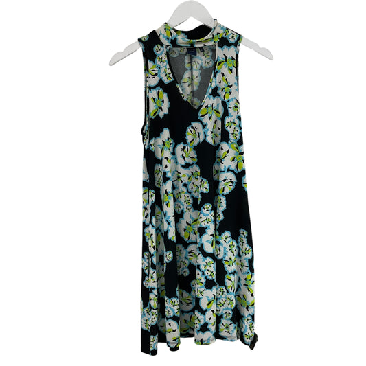 Dress Casual Midi By Kaari Blue In Floral Print, Size: S