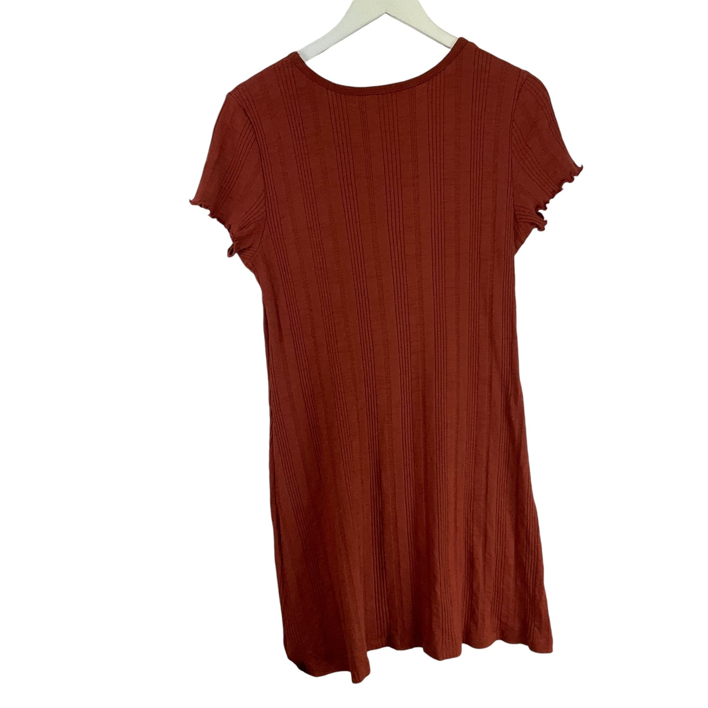 Dress Casual Midi By American Eagle In Orange, Size: M