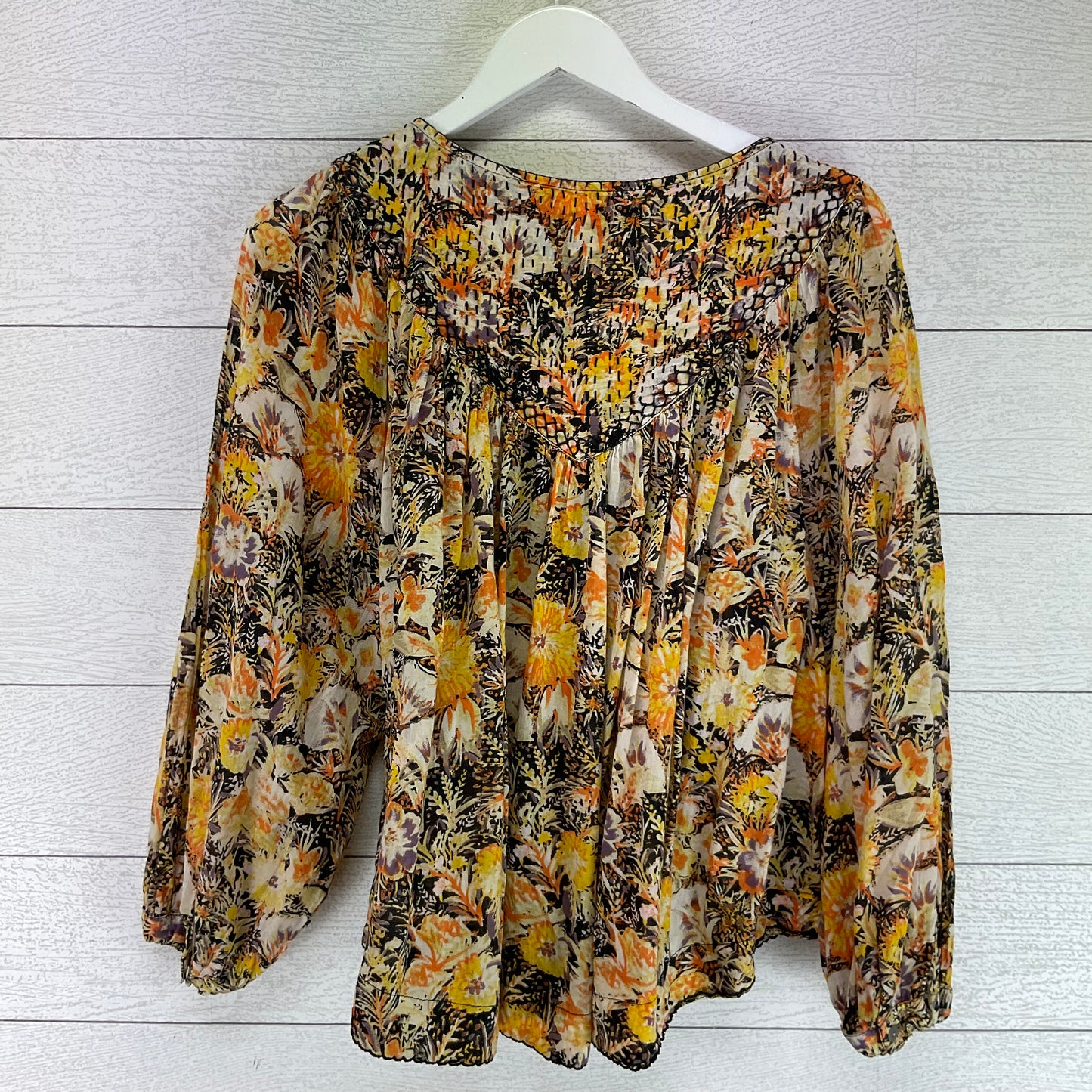 Top Long Sleeve By We The Free In Multi-colored, Size: S