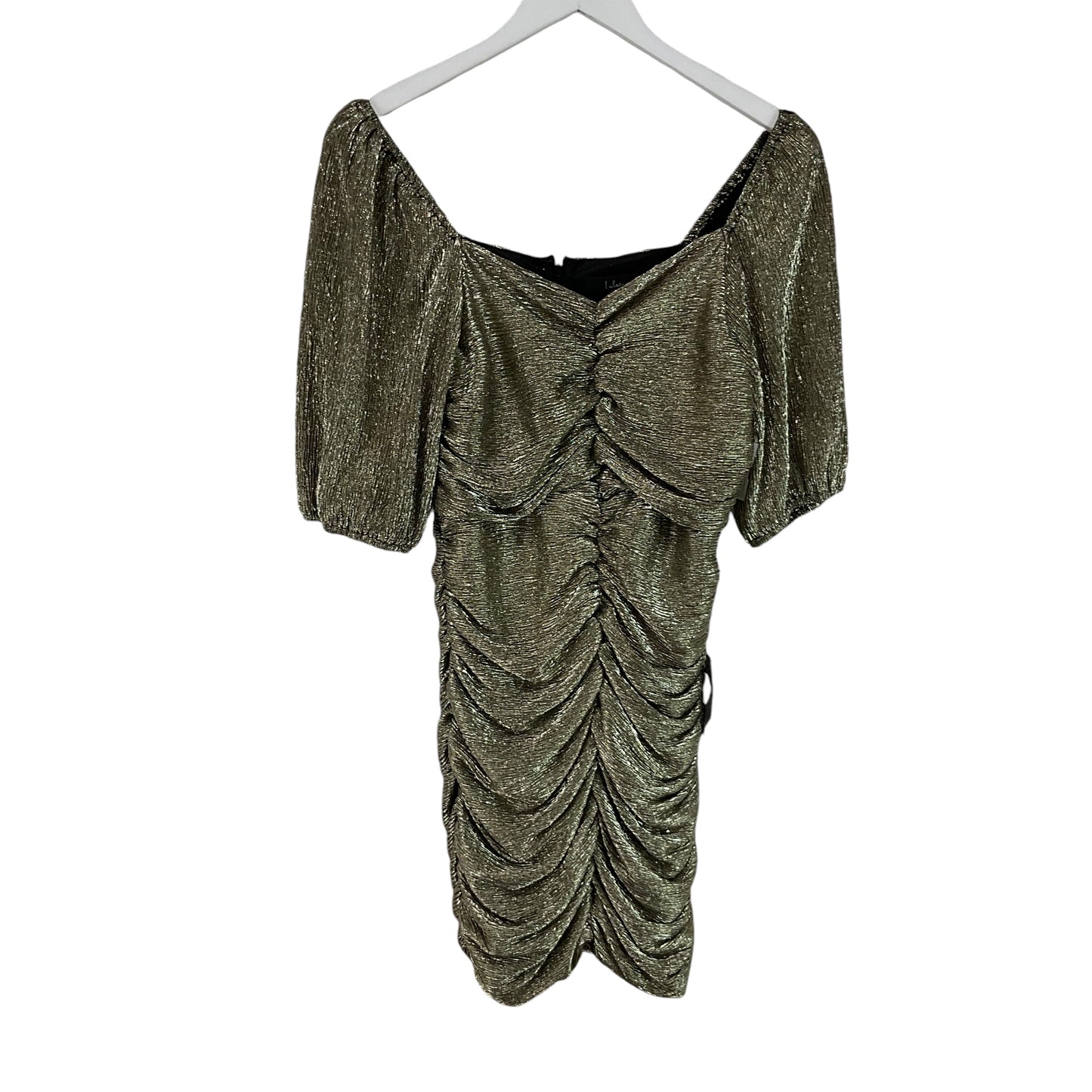 Dress Casual Short By Lulu In Gold, Size: M