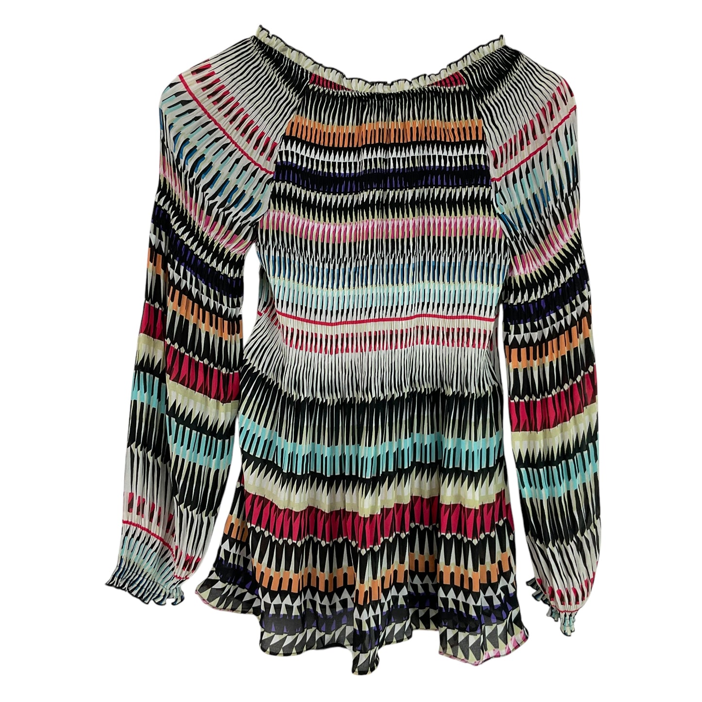 Top Long Sleeve By Sunny Leigh In Multi-colored, Size: S