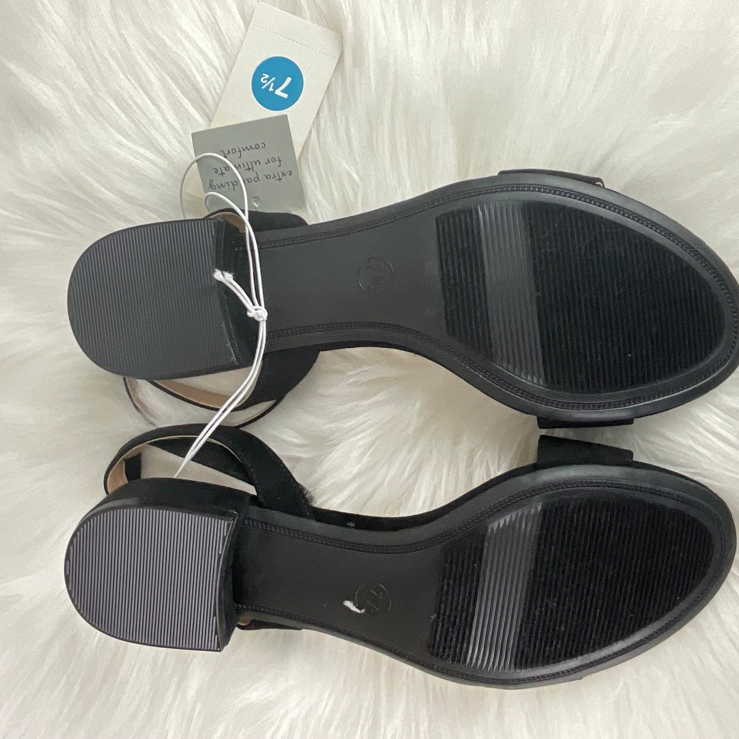 Sandals Heels Block By A New Day In Black, Size: 7.5