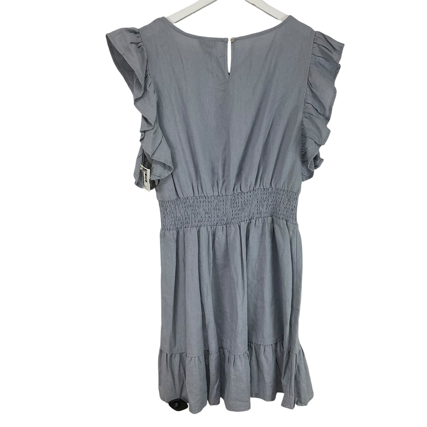 Dress Casual Midi By Nicole By Nicole Miller In Grey, Size: S