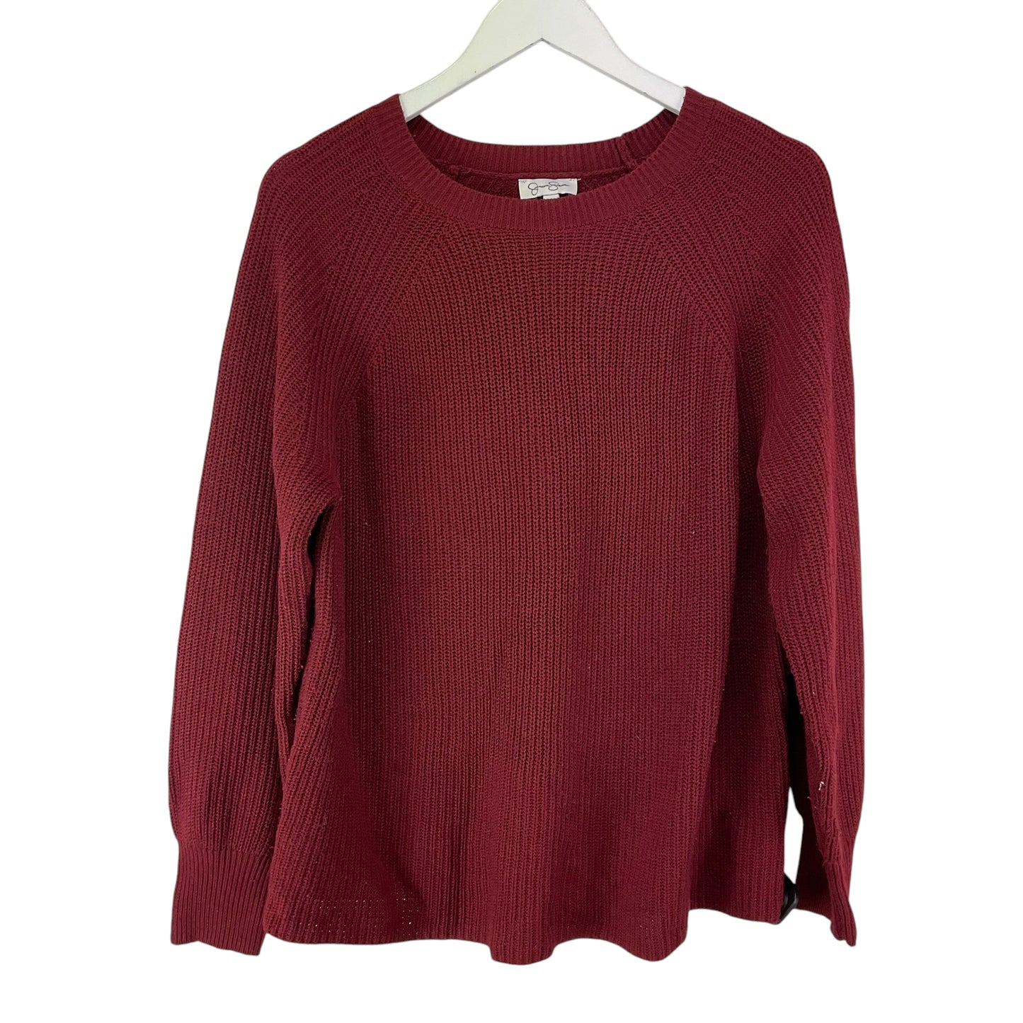 Sweater By Jessica Simpson In Red, Size: Xl