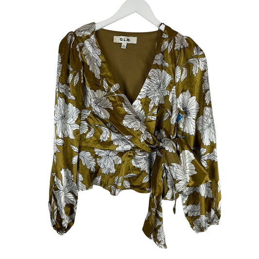 Top Long Sleeve By Clothes Mentor In Floral Print, Size: M