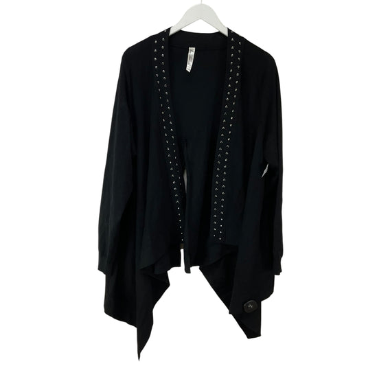 Cardigan By Clothes Mentor In Black, Size: 2x