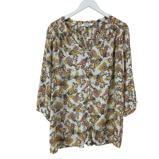 Top Long Sleeve By Rose And Olive In Multi-colored, Size: 1x