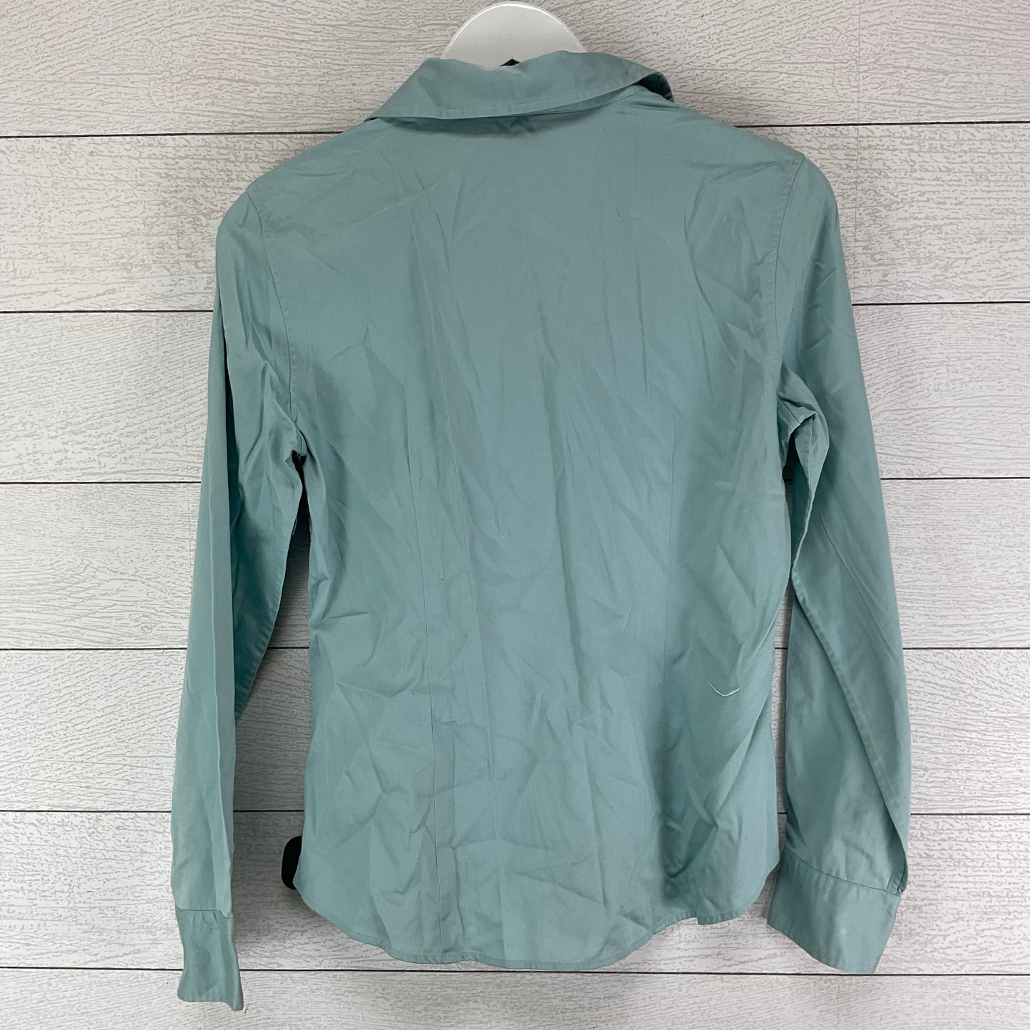 Top Long Sleeve Basic By Talbots In Teal, Size: M