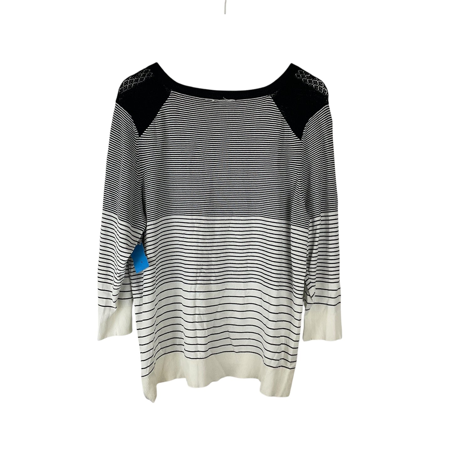 Top Long Sleeve By Cato In Striped Pattern, Size: 1x