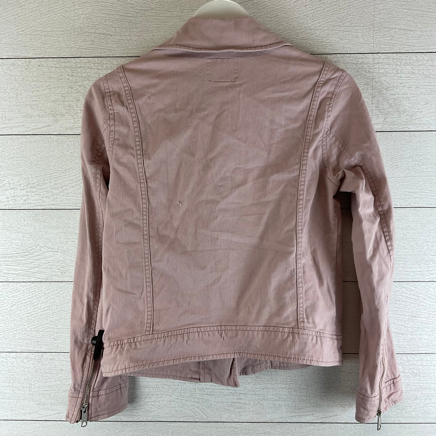 Jacket Denim By Old Navy In Pink Denim, Size: S