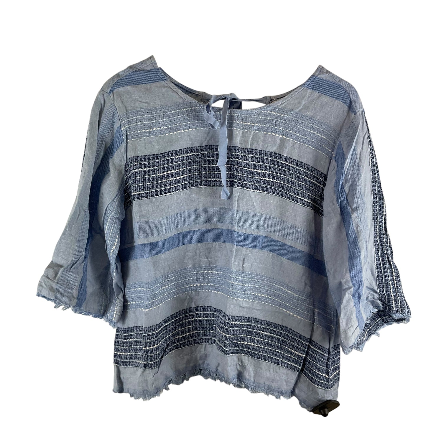 Top Short Sleeve By Cloth & Stone In Blue, Size: S