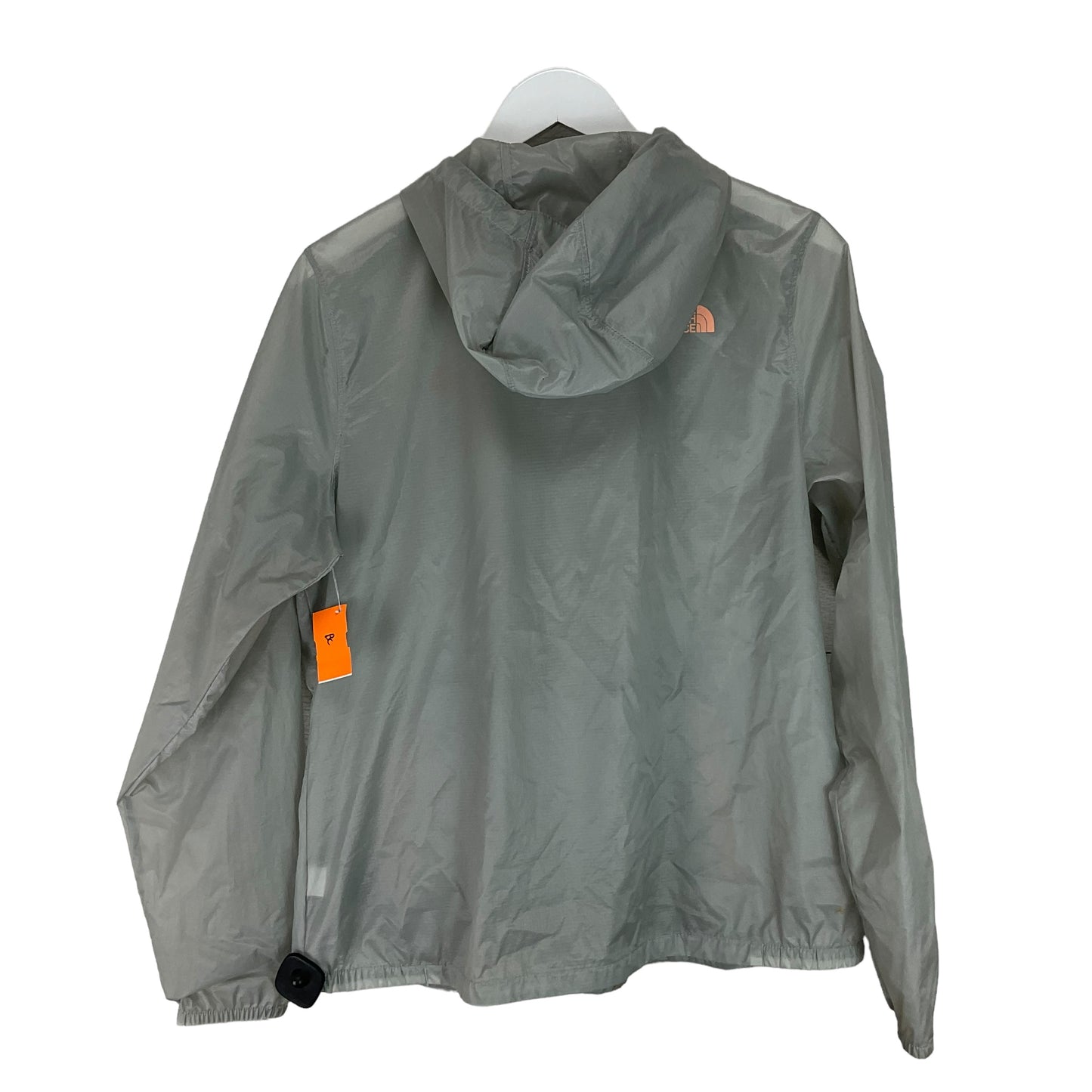 Jacket Windbreaker By North Face In Grey, Size: M