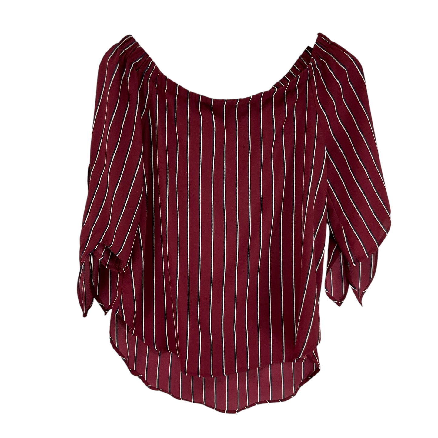 Top 3/4 Sleeve Basic By Staccato In Striped Pattern, Size: S