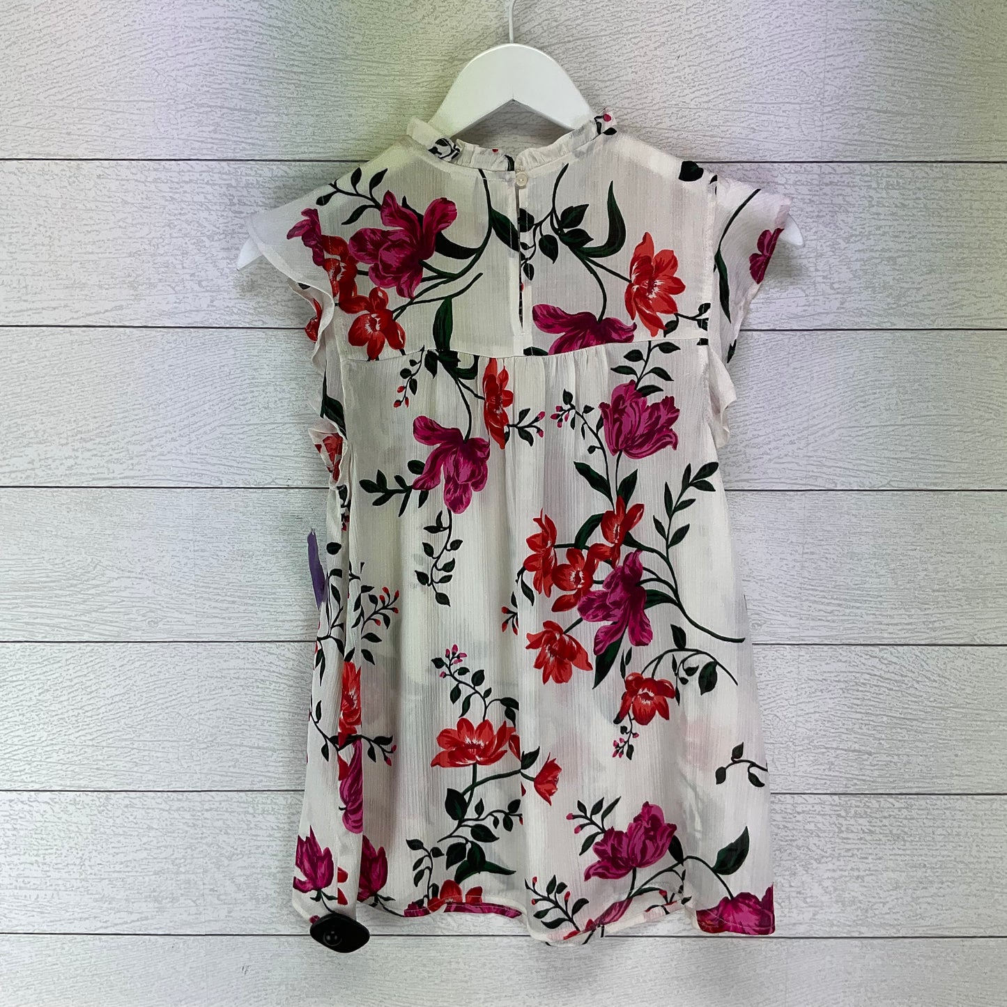 Floral Print Top Short Sleeve Old Navy, Size S