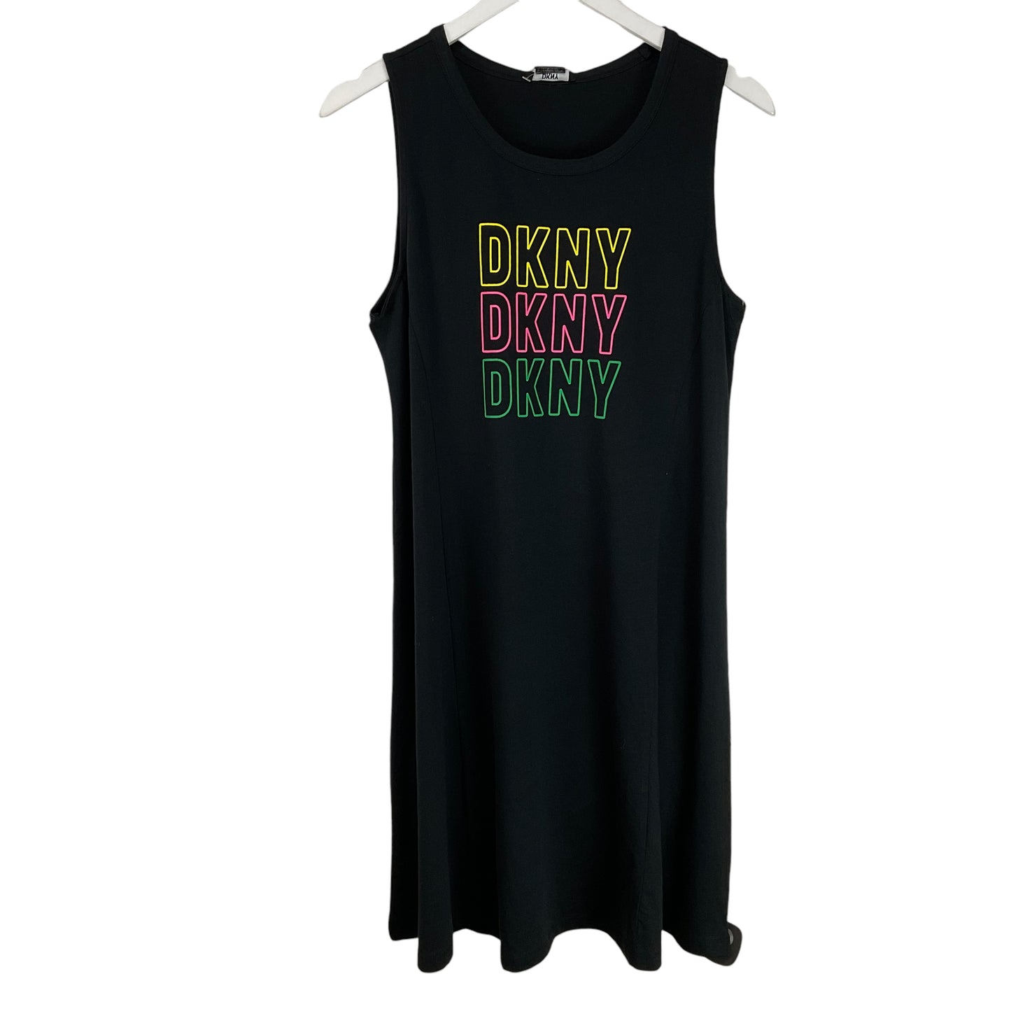 Dress Casual Midi By Dkny In Black, Size: M