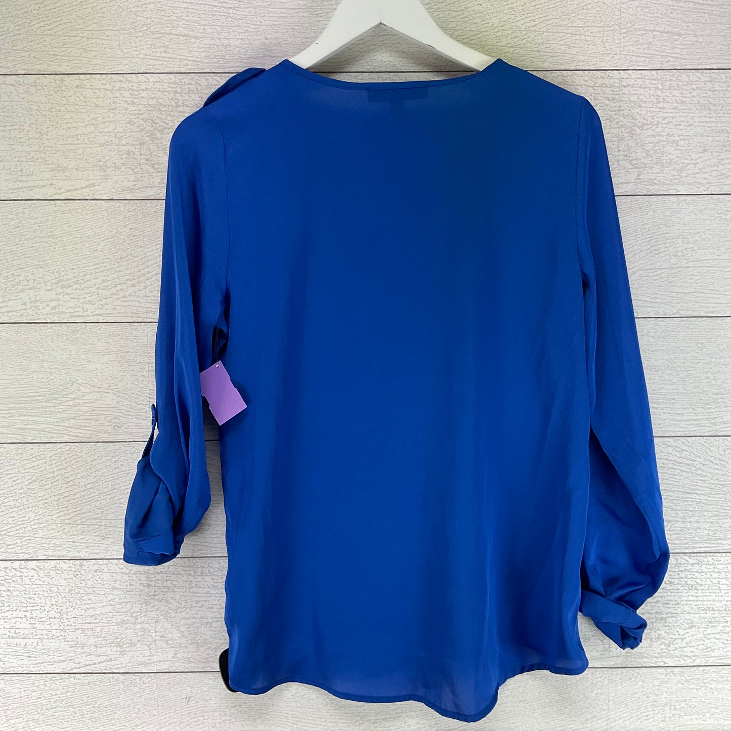 Top Long Sleeve Basic By Outback Red In Blue, Size: S