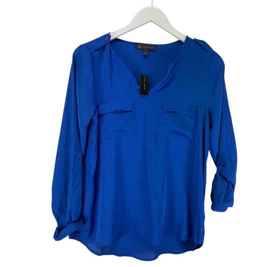 Top Long Sleeve Basic By Outback Red In Blue, Size: S