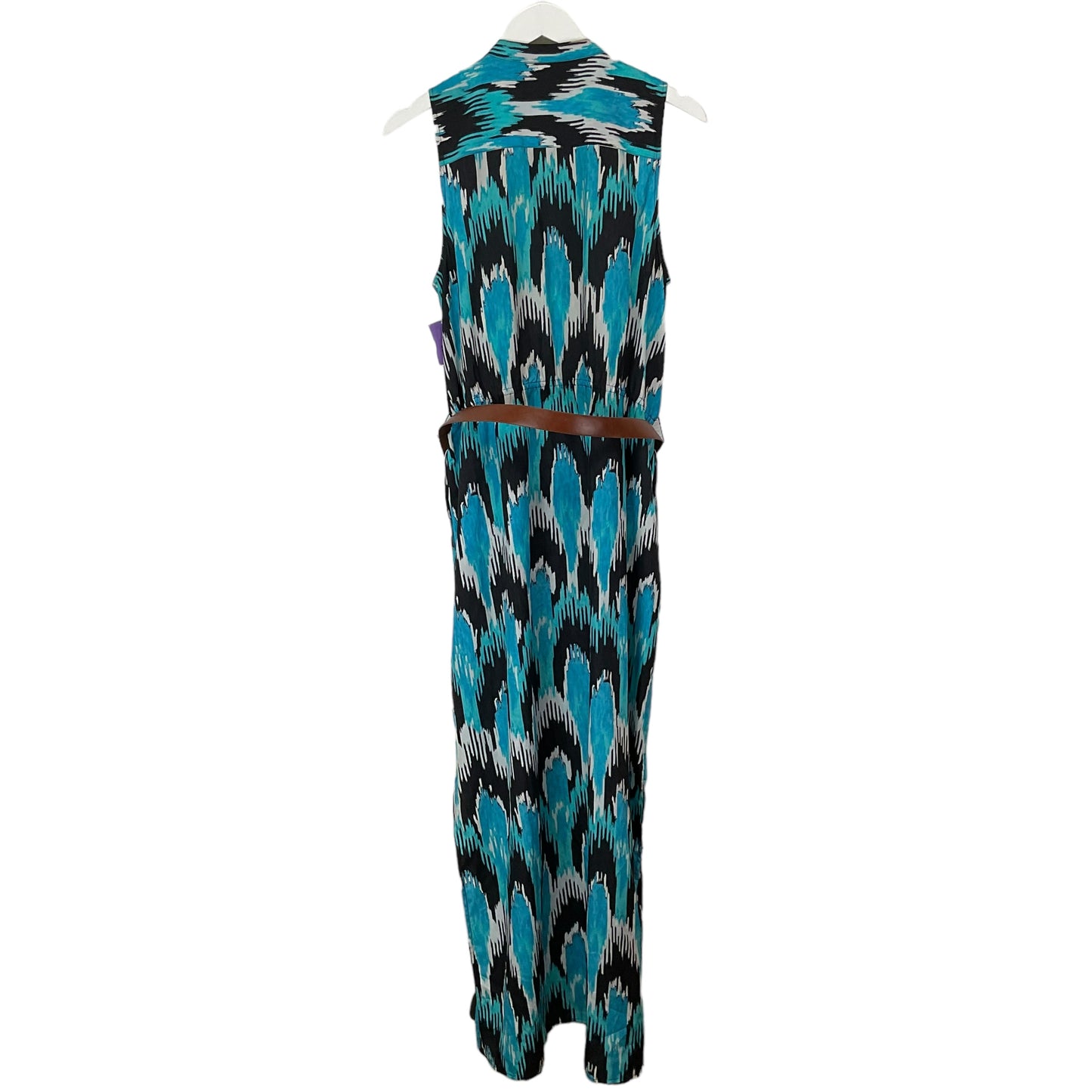 Dress Casual Maxi By Michael By Michael Kors In Blue, Size: L