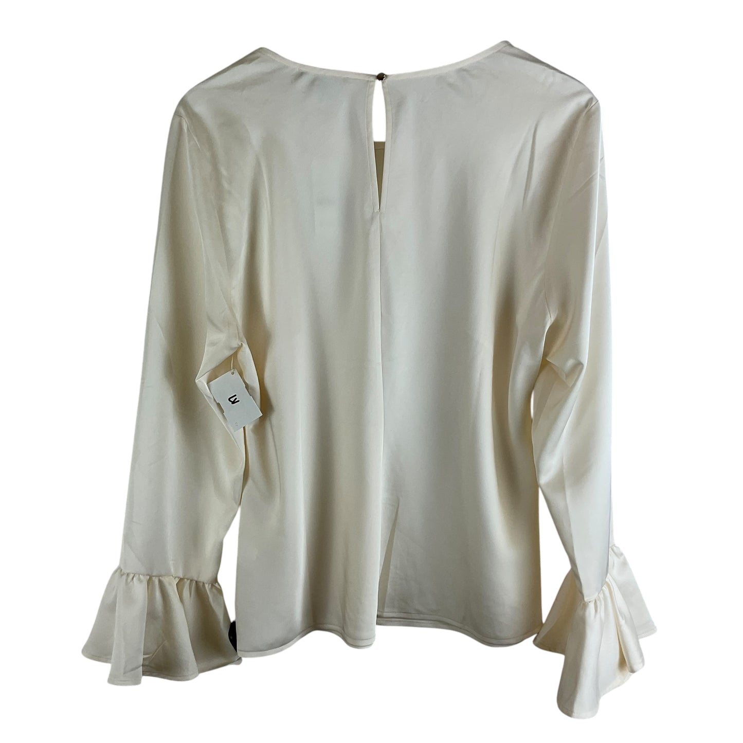 Top Long Sleeve Basic By J. Crew In Cream, Size: Xl