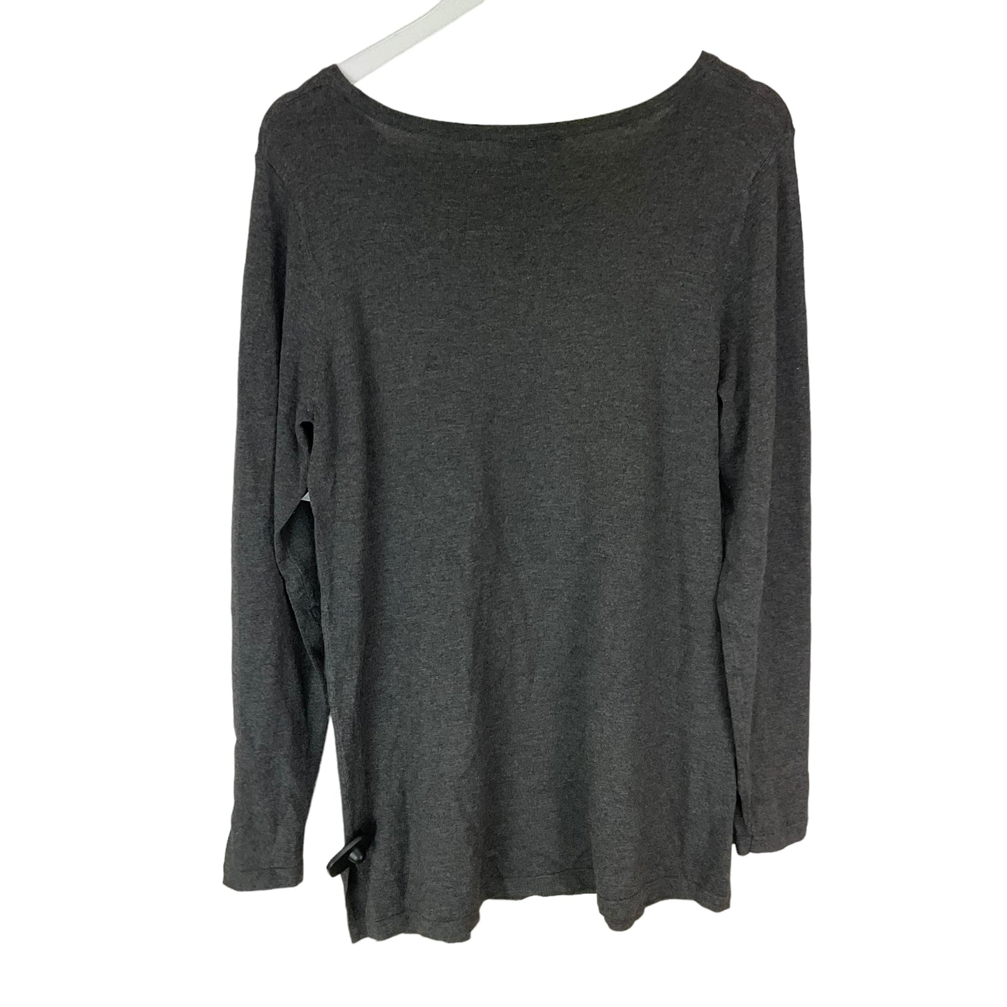 Grey Top Long Sleeve Basic Premise, Size M