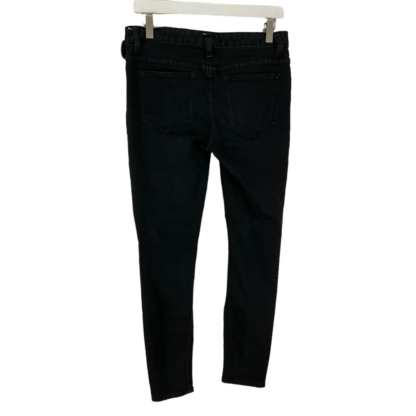 Black Denim Jeans Skinny Free People, Size 6