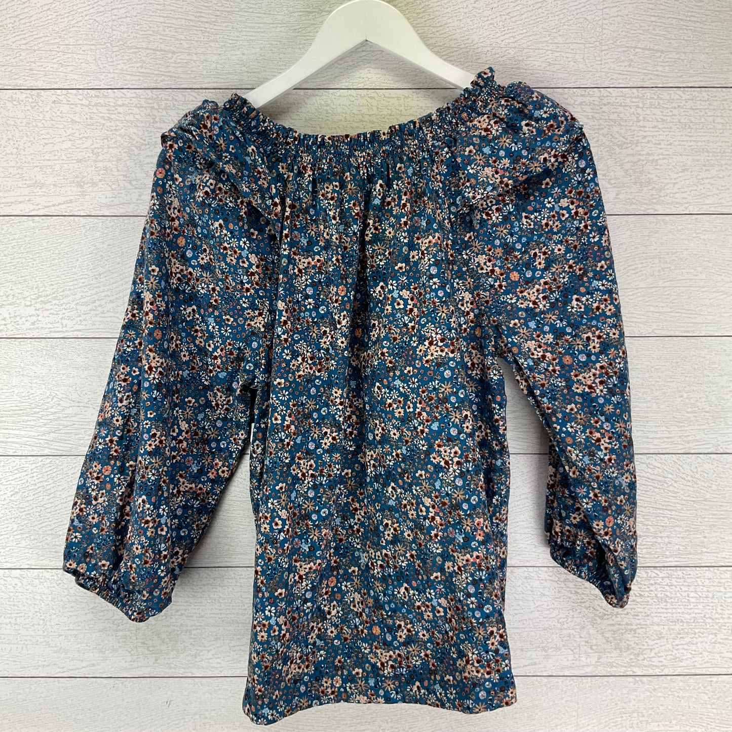 Floral Print Top Long Sleeve Sonoma, Size M